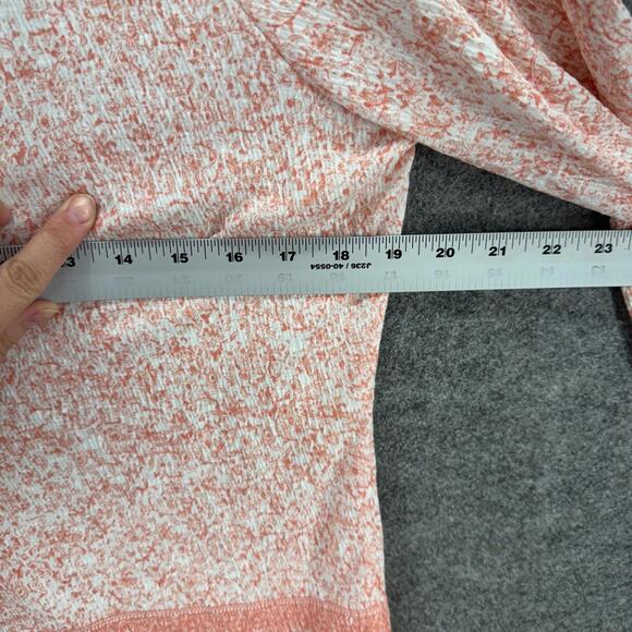 Como Vintage Blouse Women L Large Pink Geometric Long Sleeve Tasseled Rayon - Picture 5 of 7